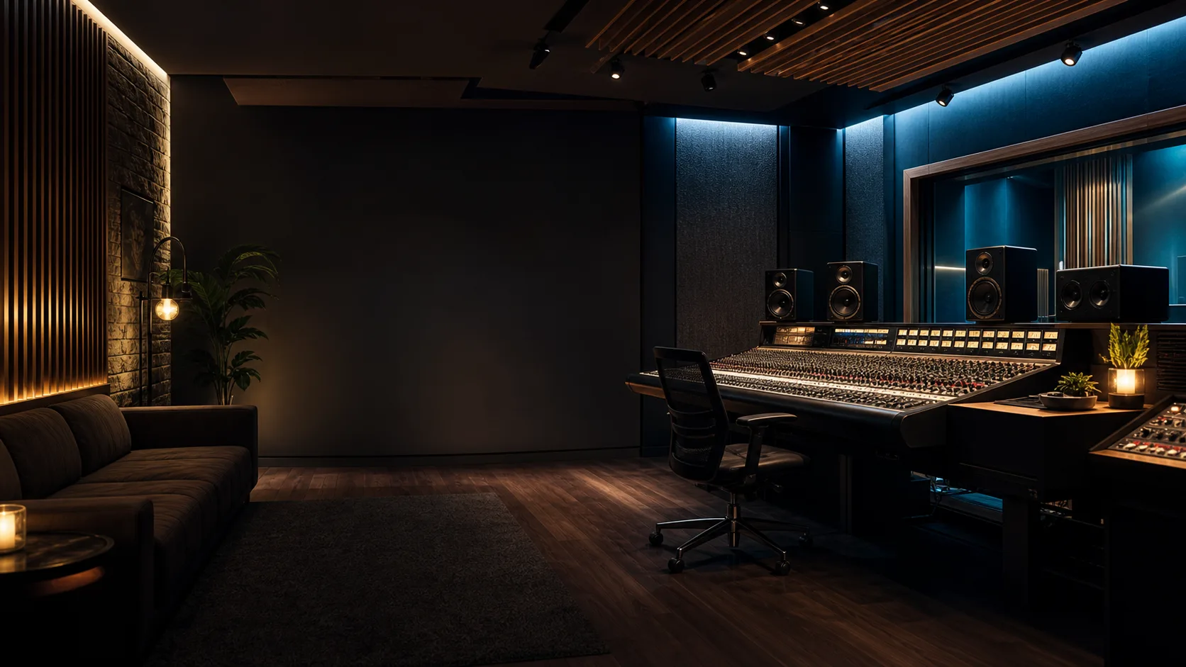 Modernes Musikproduktions- und Mixing-Studio von NoiSens